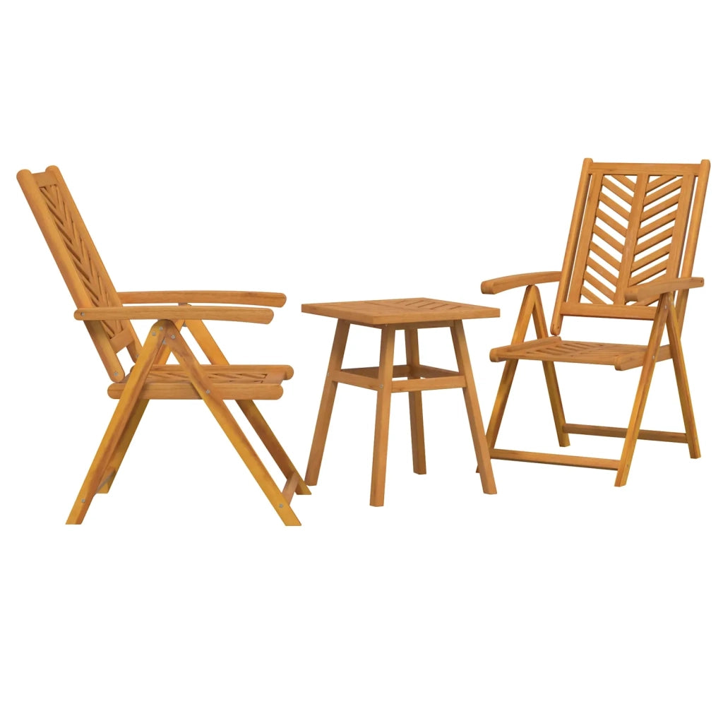 Set da Pranzo per Giardino 3 pcs Marrone 3154120