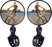 Specchio per bicicletta - Regolabile - Riflettore - Set di specchi per bicicletta regolabili - per e-bike, bicicletta a motore e step-through - Destro e Sinistro