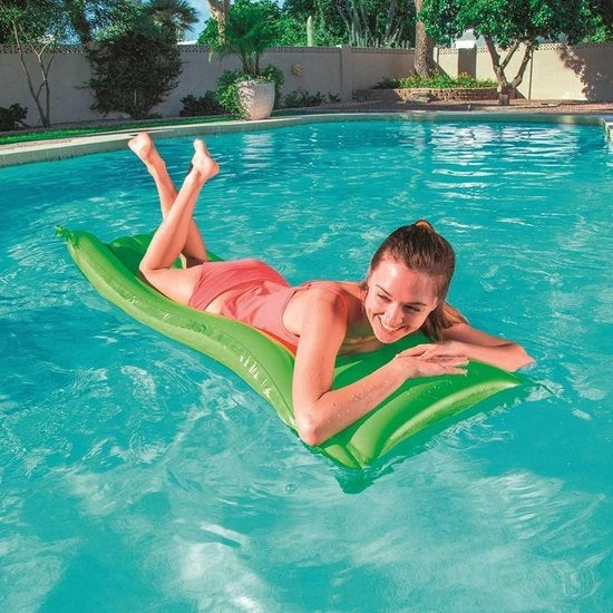 Mattonella gonfiabile 44007 - Multicolore - Vinile - 183 cm x 69 cm - Gioco all'aperto - Piscina - Gioco al mare - Estate - Resistente all'acqua - Adatto da 14 anni in su