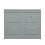 Scarpiera salvaspazio Slim Mobili per Scarpe Serie Scarpiere 105x24x83cm Grigio FSR79-HG