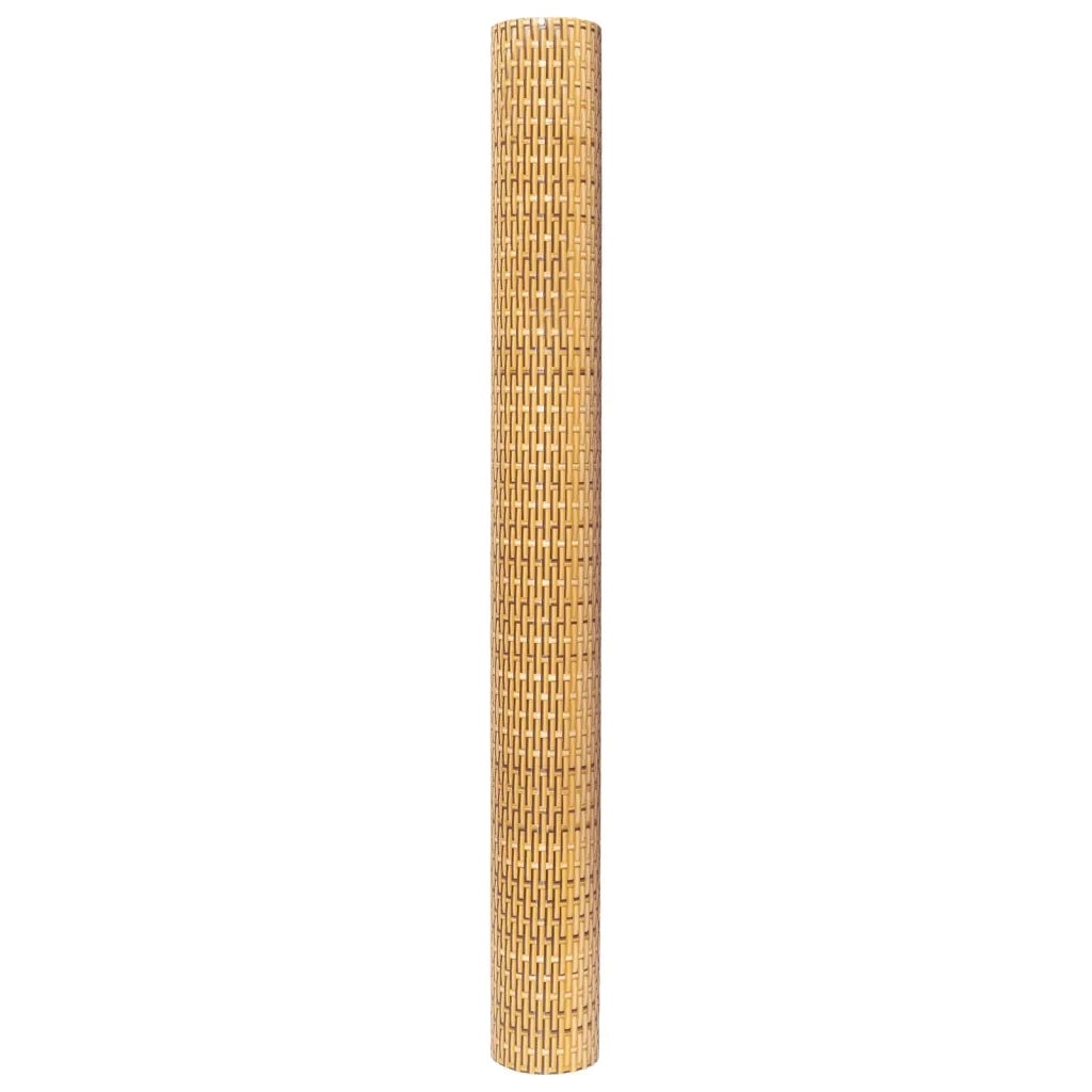 Schermo da balcone | Paravento da Balcone Marrone Chiaro 1000x100 cm in Polyrattan