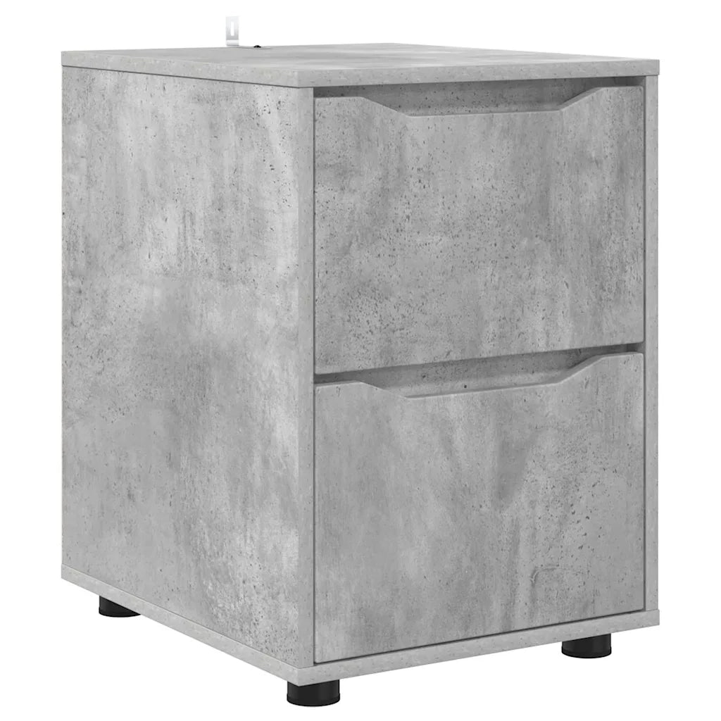 Armadio Grigio cemento 40 x 48 x 57 cm Legno multistrato