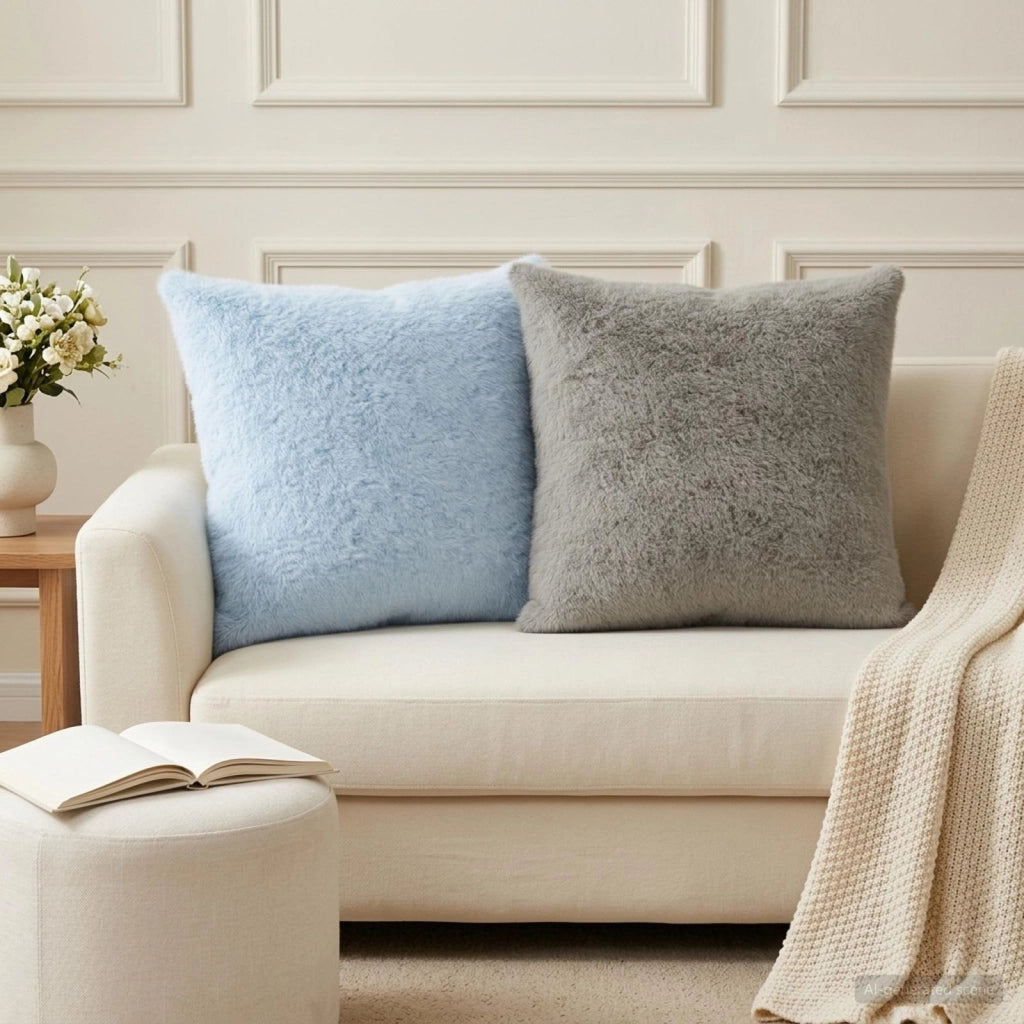 Federa 6 pz HEERLEN Grigio Chiaro 60 x 60 cm 912828