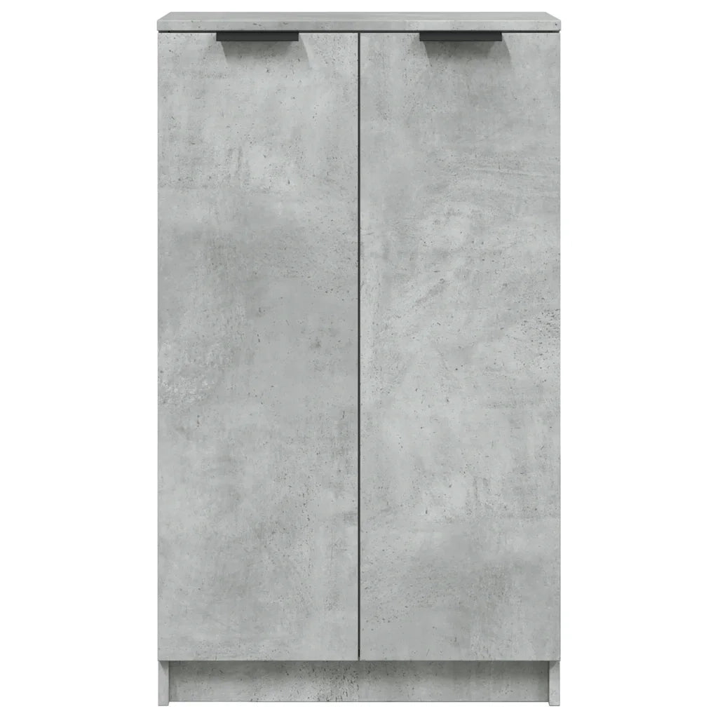 Scarpiera Grigio Cemento 59x35x100 cm in Legno Multistrato