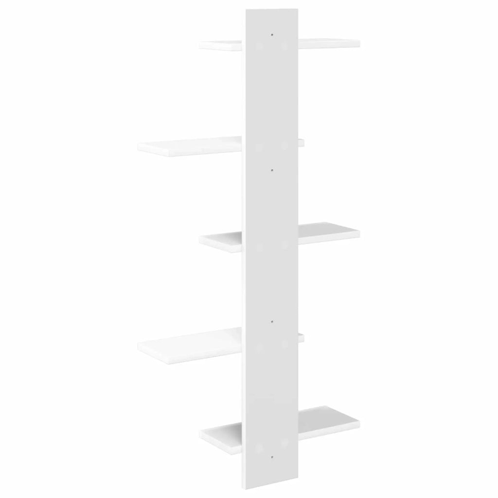Mensola a muro flottante Bianco 48,5 x 15 x 101 cm 8012196