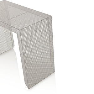 Consolle 85x40x70 cm in Metallo Bianco