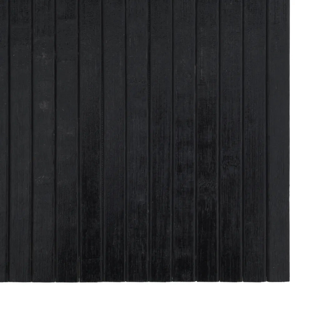 Tappeto Rettangolare Nero 100x100 cm in BambÃ¹