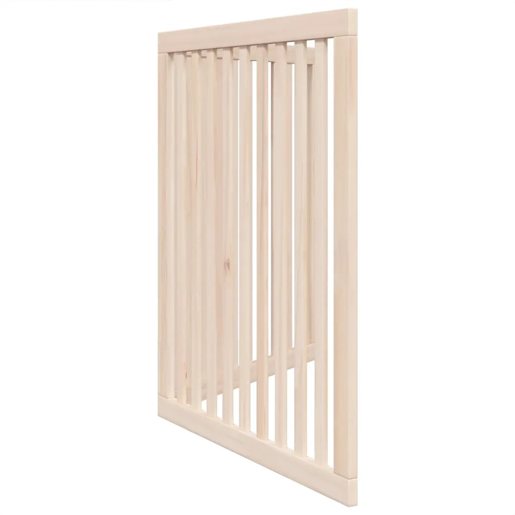 Cancello per Cani Pieghevole 2 Pannelli 160 cm Legno di Pioppo CFW3791294