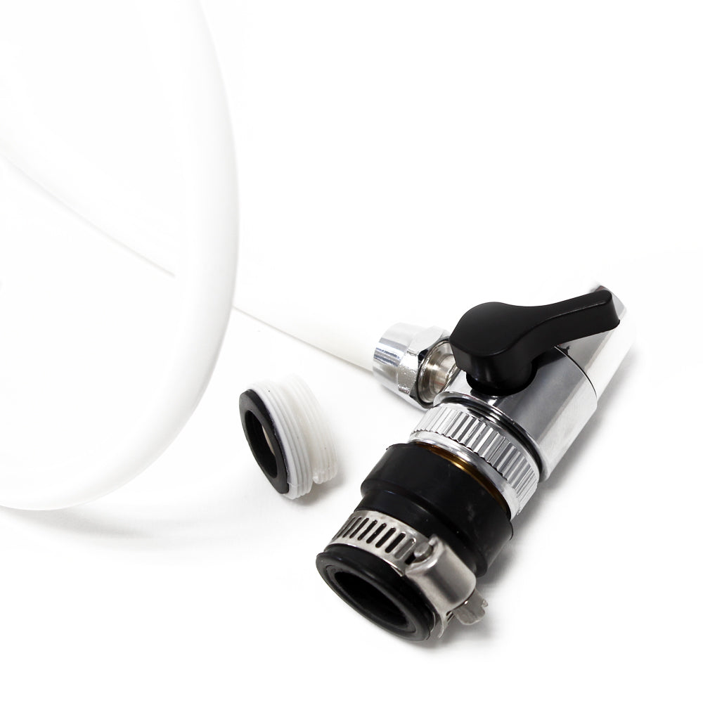 Naturewater Filtro dell'acqua a 2 livelli TR202 con cartucce filtranti 254 mm, con rubinetto