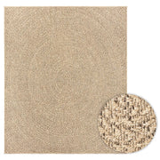 Tappeto del soggiorno | Tappeto ZIZUR 240x340 cm Aspetto Iuta per Interni ed Esterni