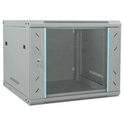 Armadio di rete in stile industriale dal design pulito armadio per ufficio 60 x 60 x 50 cm acciaio grigio 02_0059068