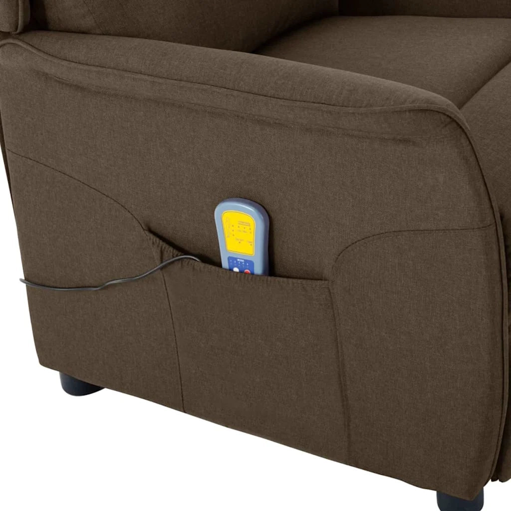 Sedia da massaggio Marrone 93.5 x 67.5 x 101.5 cm Tessuto 348353