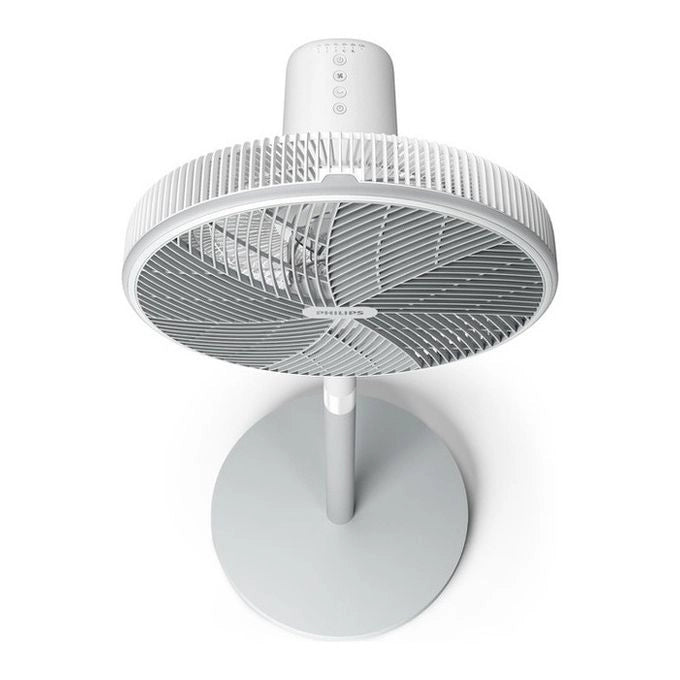 Philips CX2550-00 Ventilatore a Piantana a Terra con 7 Pale Diametro 40 cm Oscillante e Timer Bianco