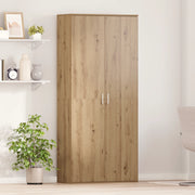 Highboard in Rovere Artigianale 80x35x180 cm in Legno Ingegnerizzato
