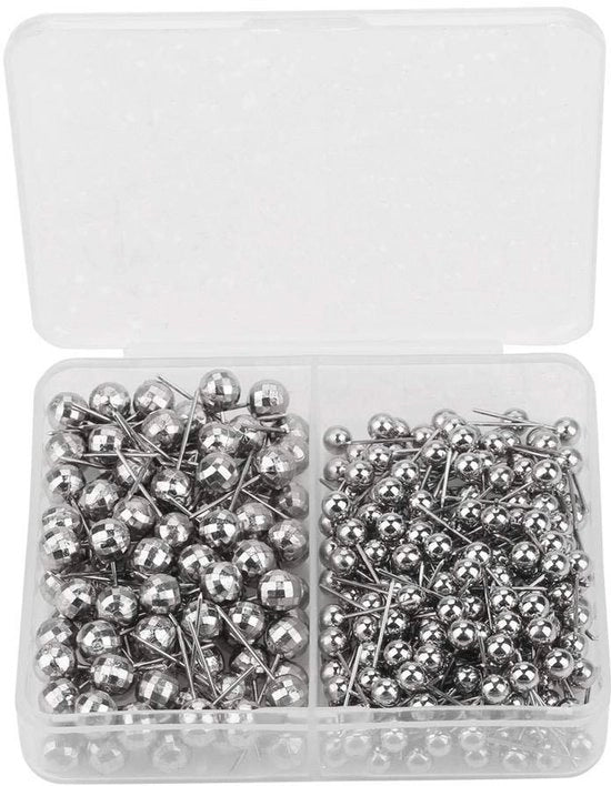 Punzoni 300 pezzi - Testa rotonda - Piastra da chiodo in corallo - Acciaio inossidabile duraturo - Utensili pratici - Cassetto di stoccaggio - Spilloni