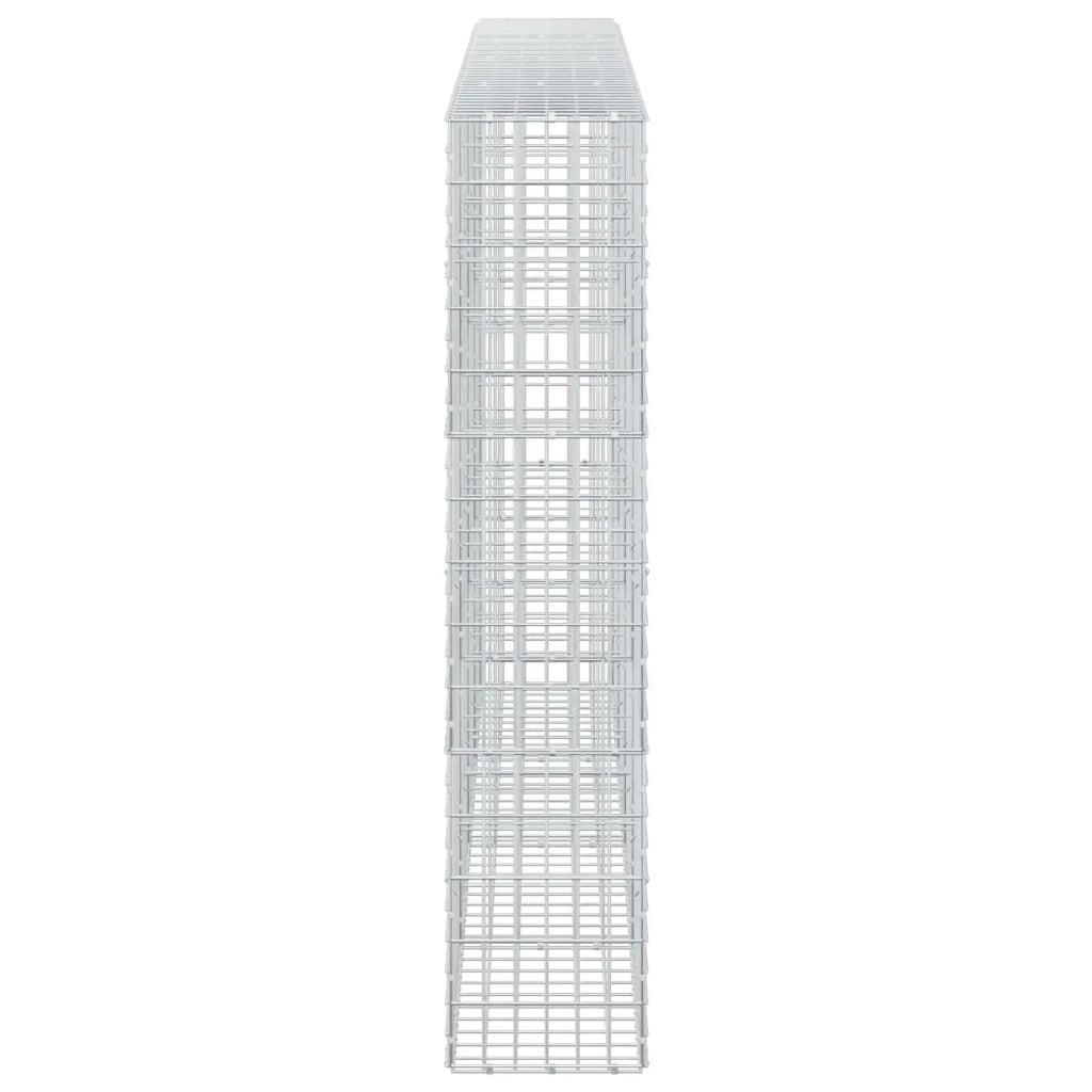 Gabione con Filo da 3,5 mm e Rete da 5x10 cm 400x30x150 cm 3462746