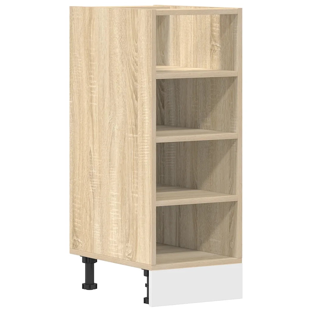 vidaXL Armadio Inferiore “Riga” Rovere Sonoma 30x44,5x81,5 cm