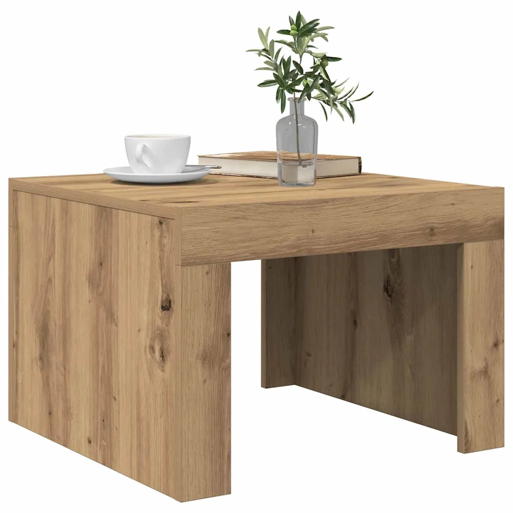 Tavolino da salotto Rovere artigianale 50 x 50 x 35 cm 875032