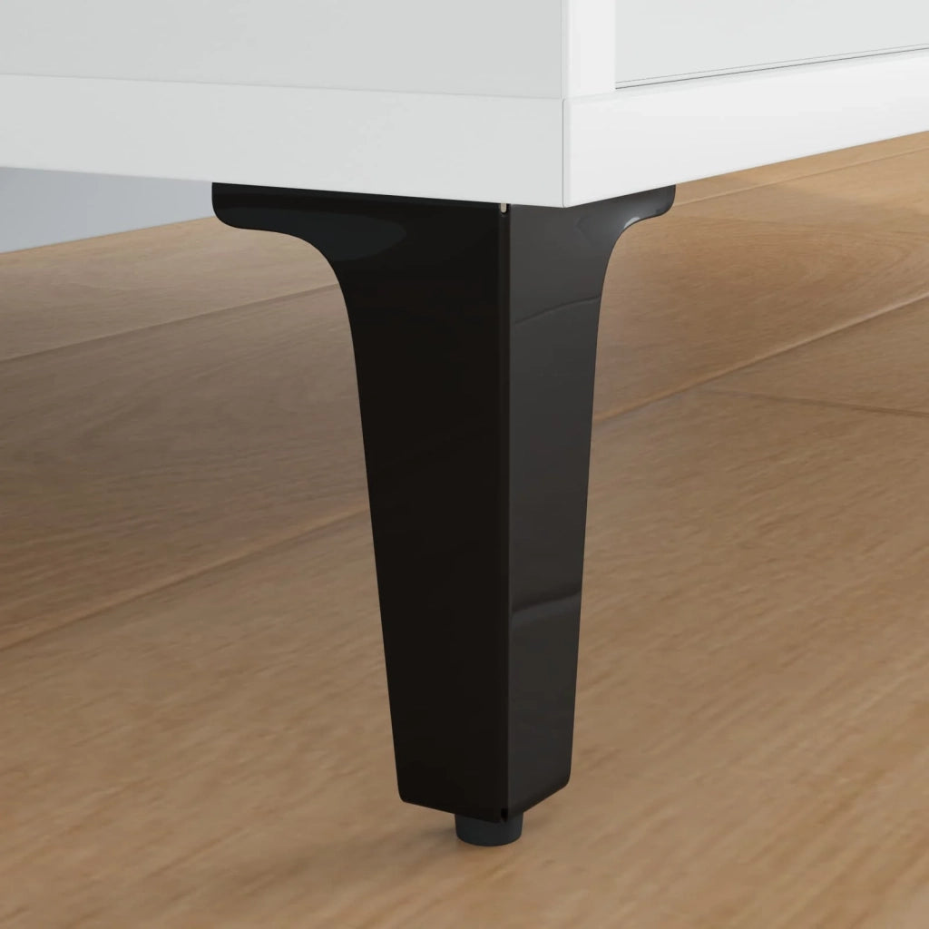 Piedini per mobili 12 pz Nero 54,1 x 54,1 x 100 mm Ferro CFW6592405