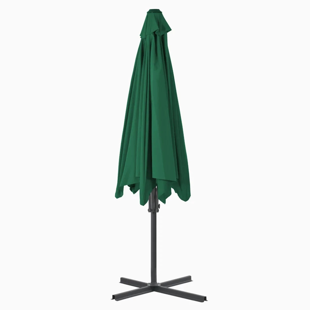 Ombrellone da Esterni con Palo in Acciaio 300 cm Verde 44885