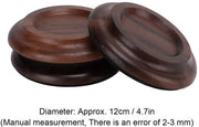 Supporti per pianoforte in legno - 3 pezzi antiscivolo - per pianoforti grandi - protezione per pavimenti in legno - allungamento della durata dei materiali di pavimentazione - design in legno elegante
