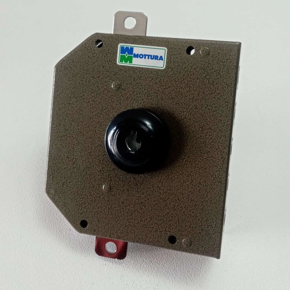 Mottura serratura ad applicare destra da 60mm senza scrocco per porte legno e ferro