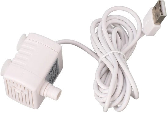 Fonte per Animali Domestici - Pomp di Ricambio - Azionata da USB - Accessorio per Gatti - Ideale per l'Idratazione - Adatta per Gatti