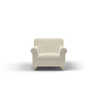 Copridivano Elasticizzato 1 Posto in Poliestere Leslie Panna