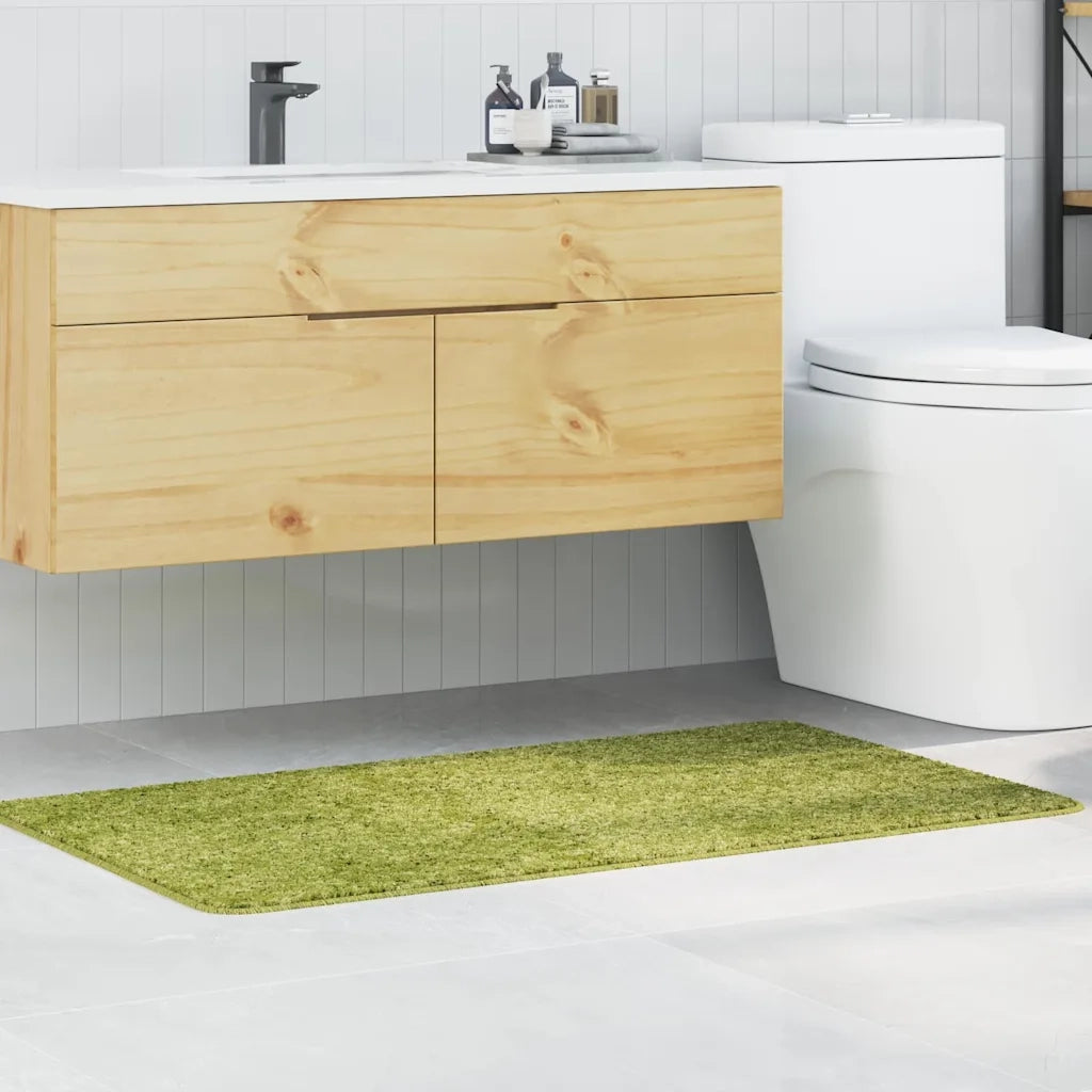 Tappetino da bagno antiscivolo Verde 70 x 120 cm PP 4019849