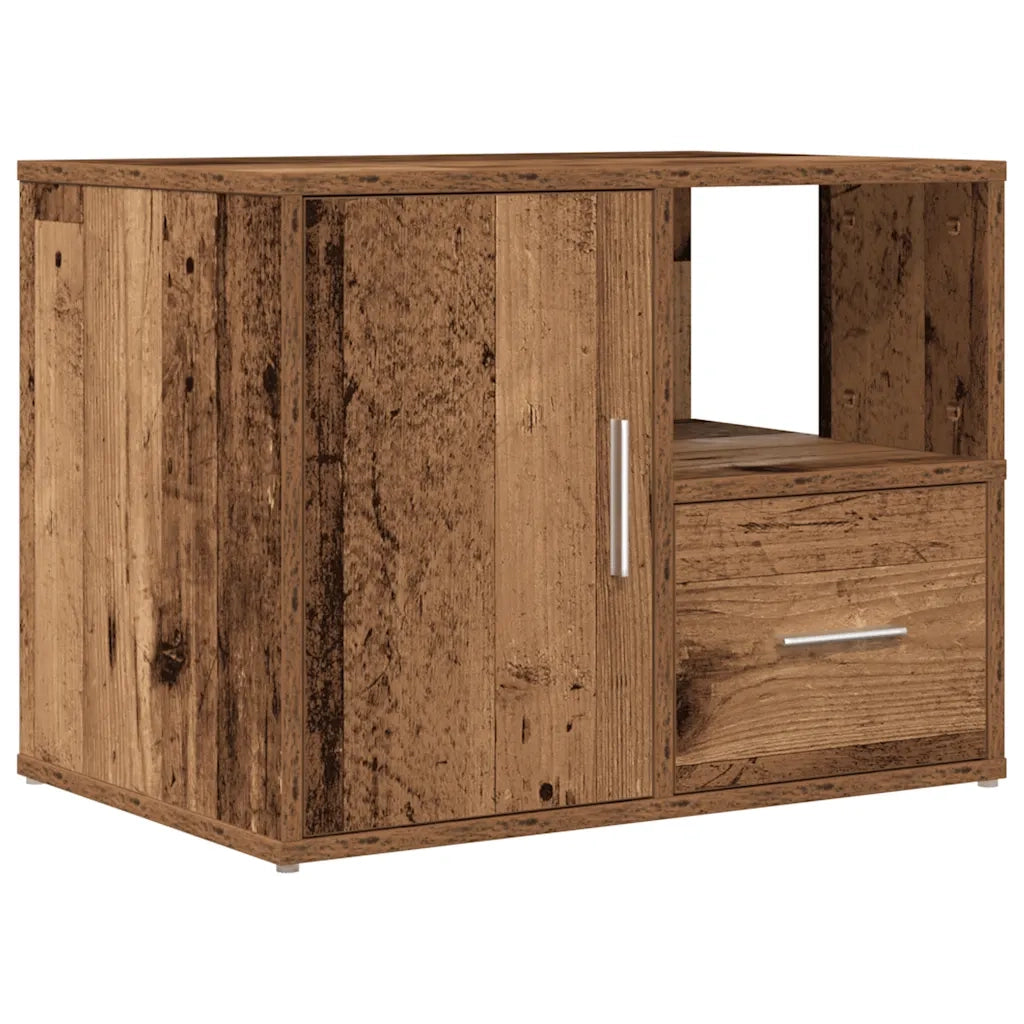 Mobile Angolare Legno Antico 160x40x45 cm in Truciolato