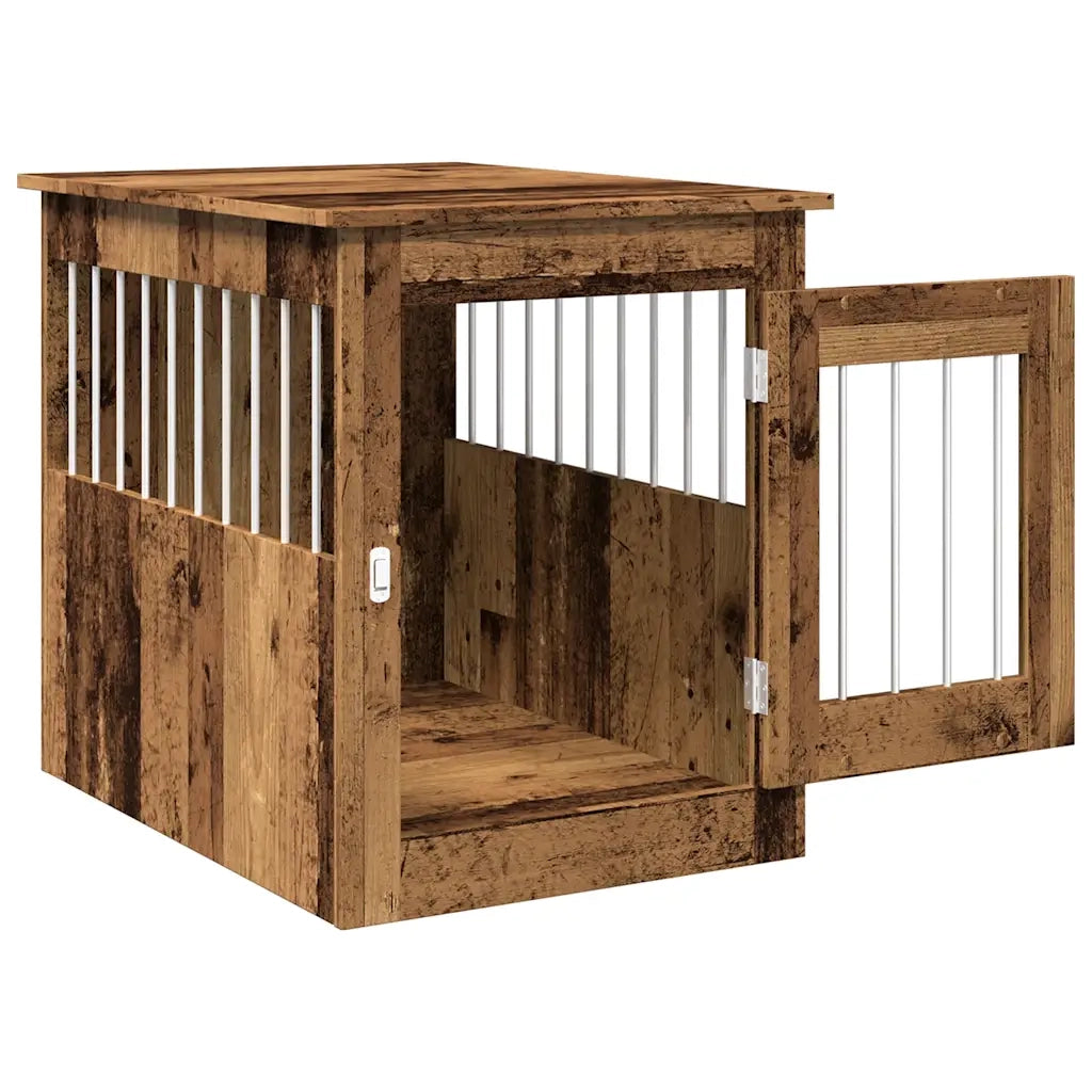 Gabbia Cani da Arredamento Legno Antico Legno Multistrato CFW7900184