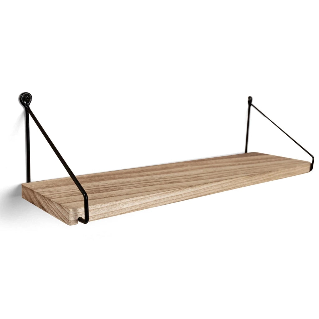 IDMarket - Set di 4 mensole da parete dal design industriale LILY