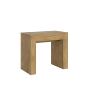 Consolle allungabile 90x49/307 cm Extra quercia natura allunghe interne
