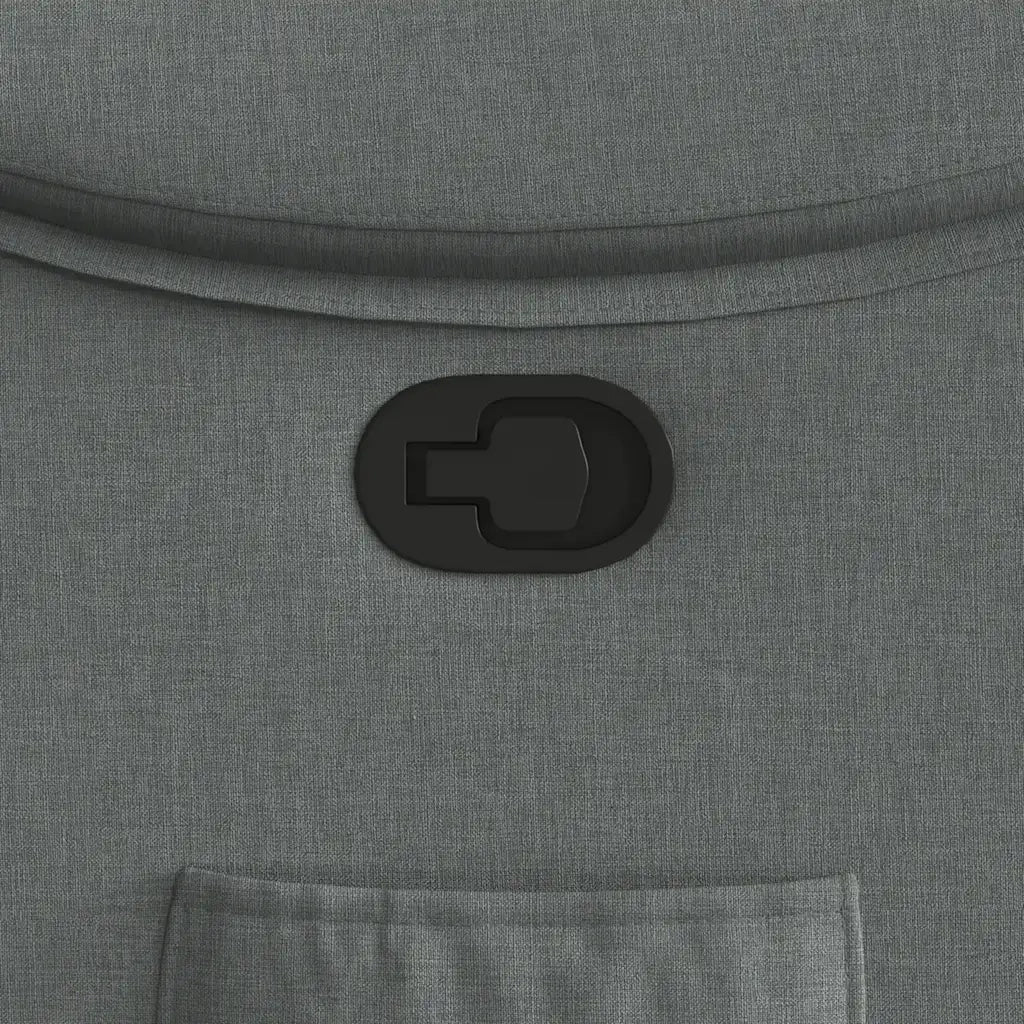 Divano Sedia-Poltrona Reclinabile in Tessuto Grigio Scuro 380564