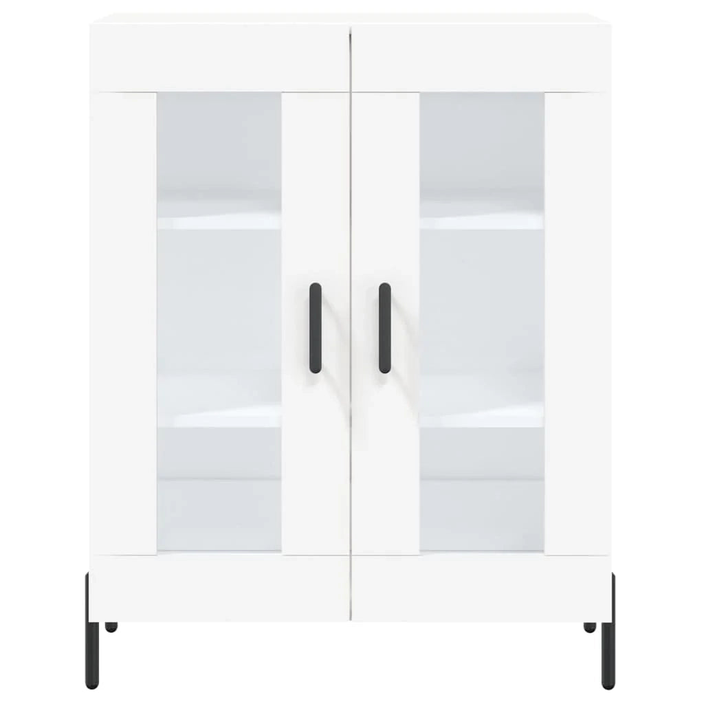 Buffet credenza cassettiera armadio mobile contenitore organizer cucina soggiorno salotto alto 69,5 x 34 x 180 cm legno ingegnerizzato bianco 02_0032637