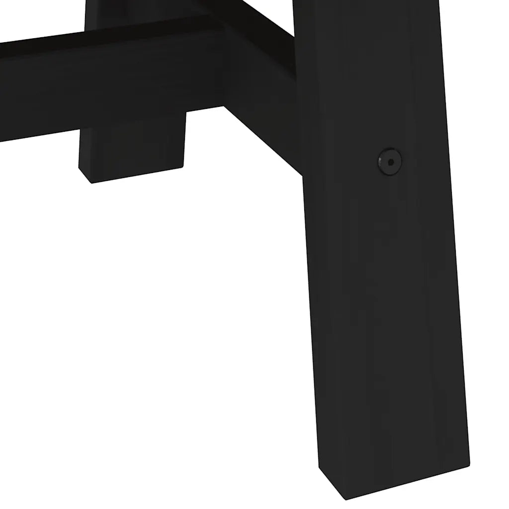 Tavolino NOAIN Gambe a Forma di A 120x60x40cm in Legno Massello 4100033