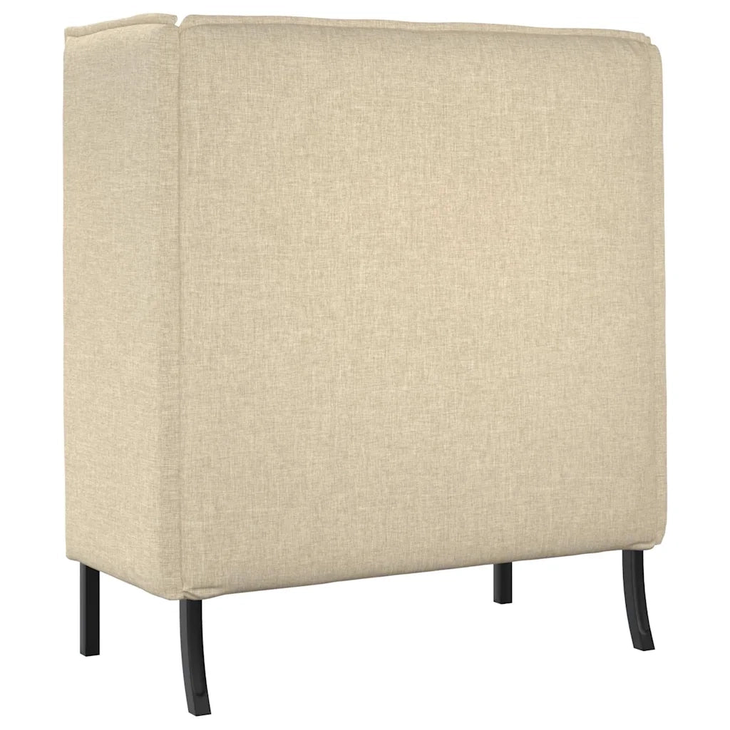 Divano alto 101cm Crema Tessuto