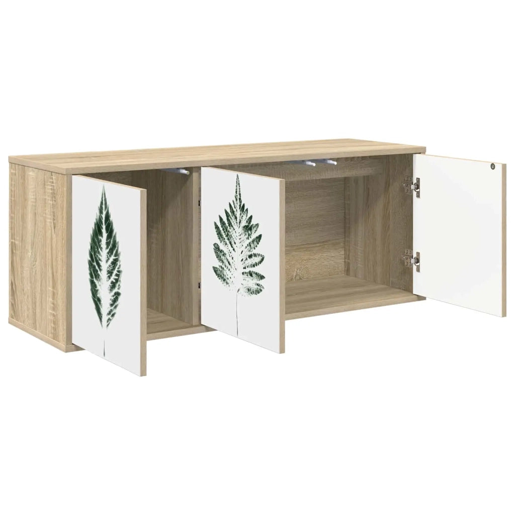 Mobile TV da Parete HANAU 102 x 33 x 40 cm Rovere Sonoma 8007181