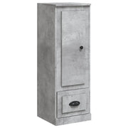 Credenza | Madia | Buffet da pranzo | Armadio da pranzo Grigio Cemento 36x35,5x103,5 cm in Legno Multistrato