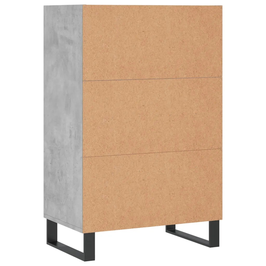 Credenza-Buffet-Armadio da cucina Grigio Cemento 57x35x90 cm in Legno Multistrato 716315