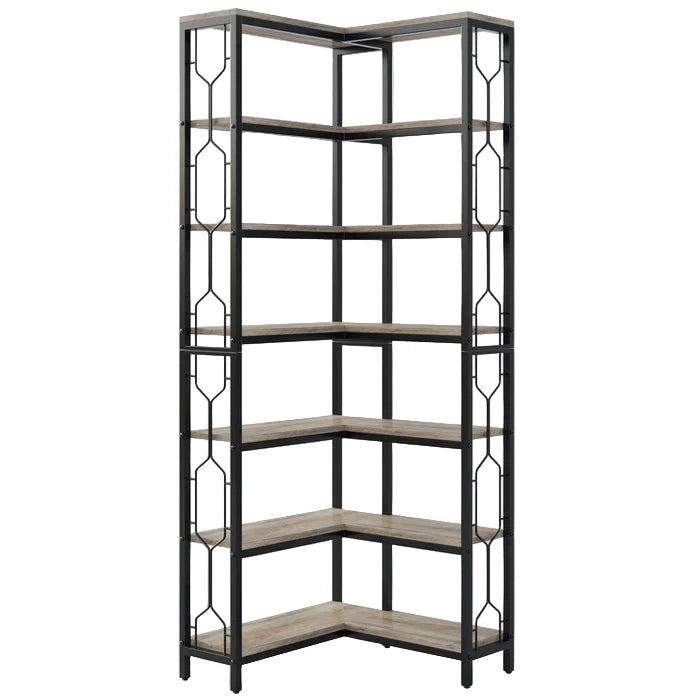 LIBRERIA ANGOLO INDUSTRIALE NERO GRIGIO