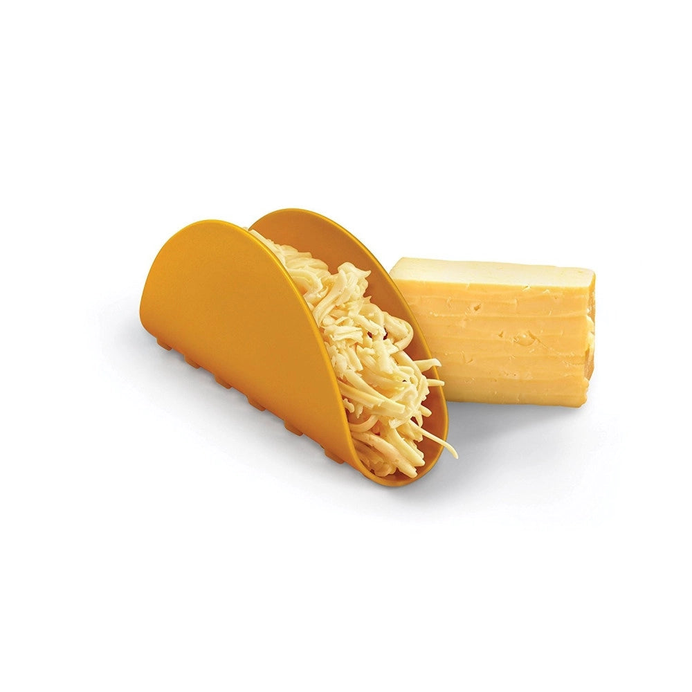 Trade Shop - Grattugia A Forma Di Taco Tacos Gratta Formaggio Verdure In Plastica Grate -