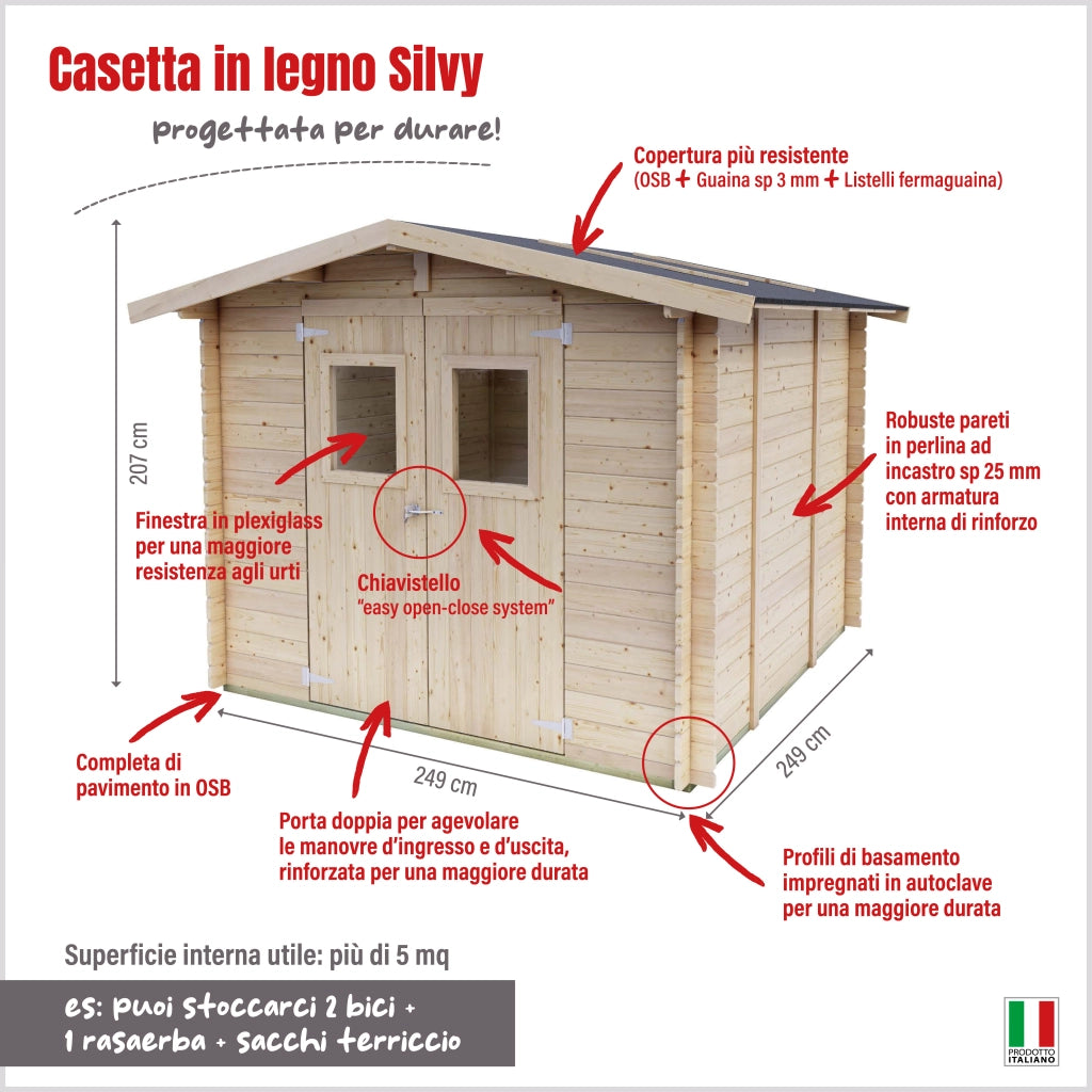 Casetta Bh25 Iris 249x249 cm PDF pefc