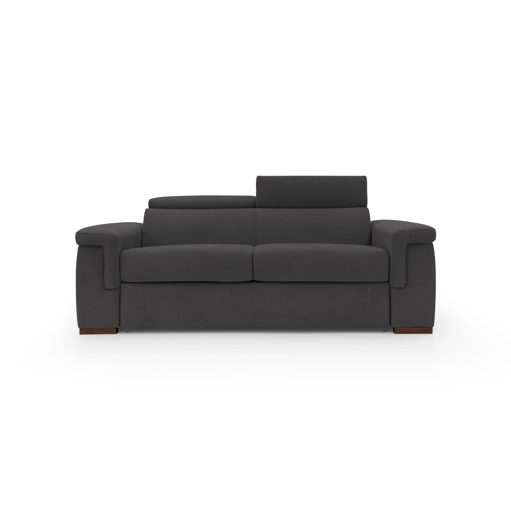 Giunone Divano letto mat. H18 220 cm (mat. 140x197 cm) nero