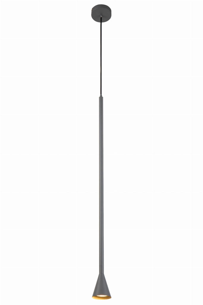 Lampada a sospensione Candellux Tucson GU10 grigio/nero Ø10