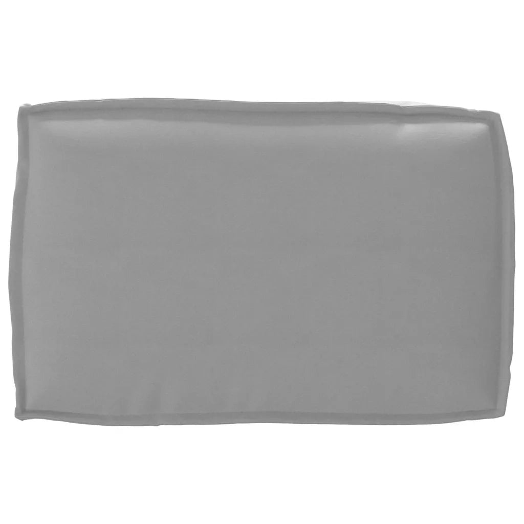 vidaXL Set di Cuscini per Pallet 3 pcs Grigio 120 x 80 x 12 cm
