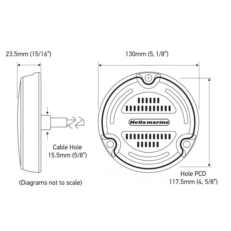 FARO SUB APELO A3 LED BRONZE RGB