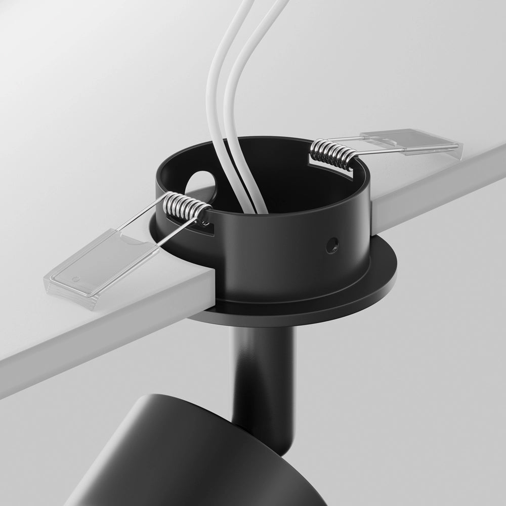 Maytoni Plafoniera Focus nera alluminio 1xGU10 IP20