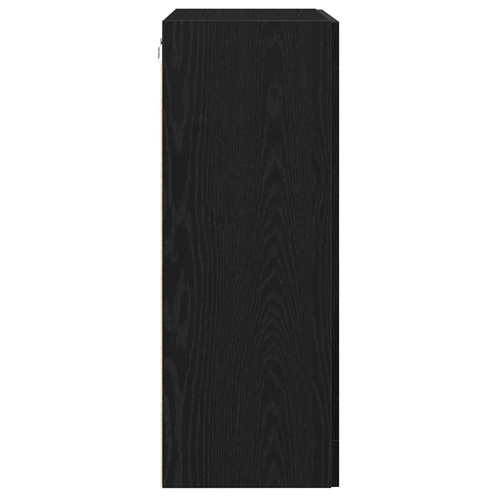Armadietto a muro Rovere Nero 69,5 x 34 x 90 cm 862164