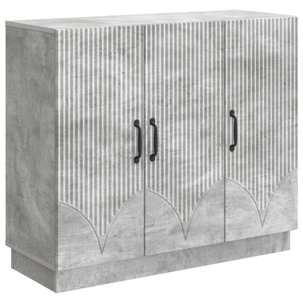 Credenza Grigio Cemento 89 x 34,5 x 77 cm Legno ingegnerizzato 895338